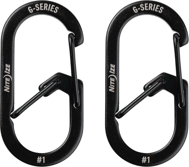 Nite Ize Two Pack Carabiner No 1 GS1-01-2R6 by Nite Ize