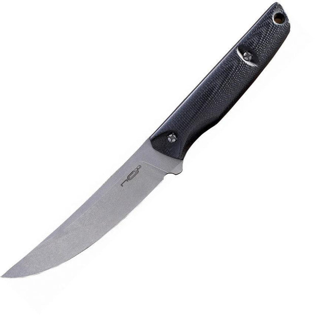 N.C. Custom Scar Fixed Blade Black SCAR KNIFE BLACK STONEWASHED by N.C. Custom