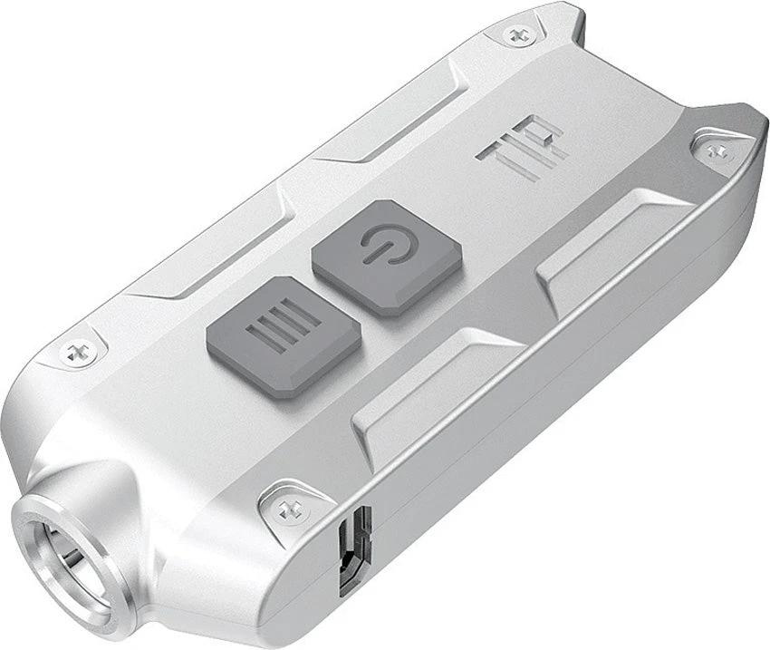 Nitecore TIP Keychain Light Silver TIP SILVER by Nitecore