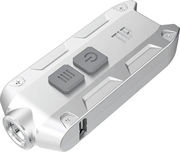 Nitecore TIP Keychain Light Silver TIP SILVER by Nitecore