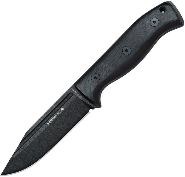 Nieto Semper Fi 4 Fixed Blade Black 131-N by Nieto