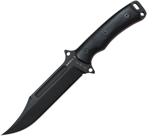 Nieto Semper Fi 1 Fixed Blade Black 143-N by Nieto