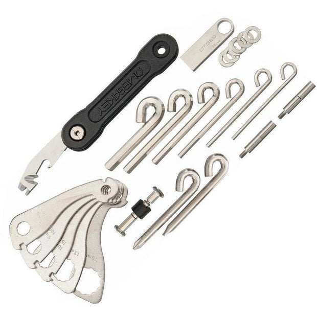 OMEGAKEY On-The-Road Multi-Tool Black OMEGAKEY ON THE ROAD BLACK by OMEGAKEY