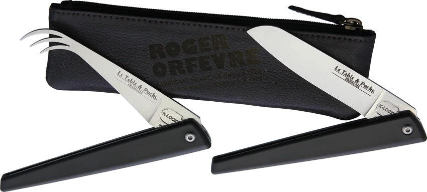 Roger Orfevre Le Table n Poche K-Lock Set 451308 NOIR by Roger Orfevre