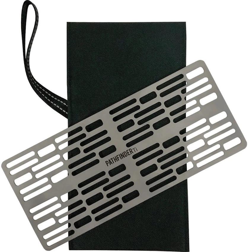 Pathfinder Titanium Grill w/Carry Pouch TIGRILL