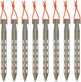 Pathfinder Titanium Tent Stake Set 8pc TI TENT STAKE SET 8PC