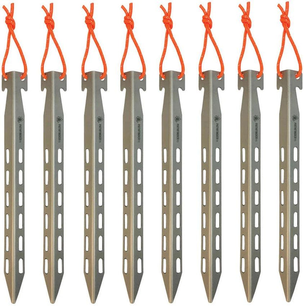 Pathfinder Titanium Tent Stake Set 8pc TI TENT STAKE SET 8PC