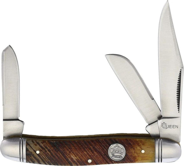Queen Stockman Sawcut Bone QN014 / KB309