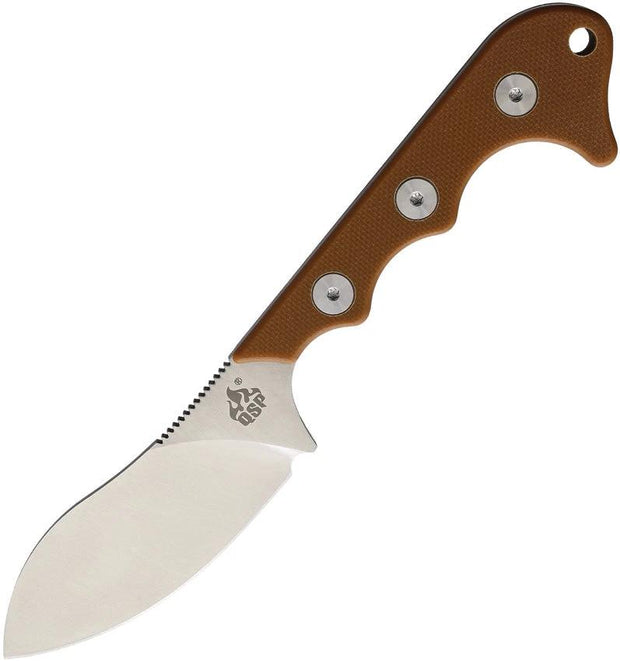 QSP Knife Neckmuk Neck Knife Brown QS125-B by QSP Knife