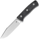 QSP Knife Bison Fixed Blade Black QS134-A by QSP Knife
