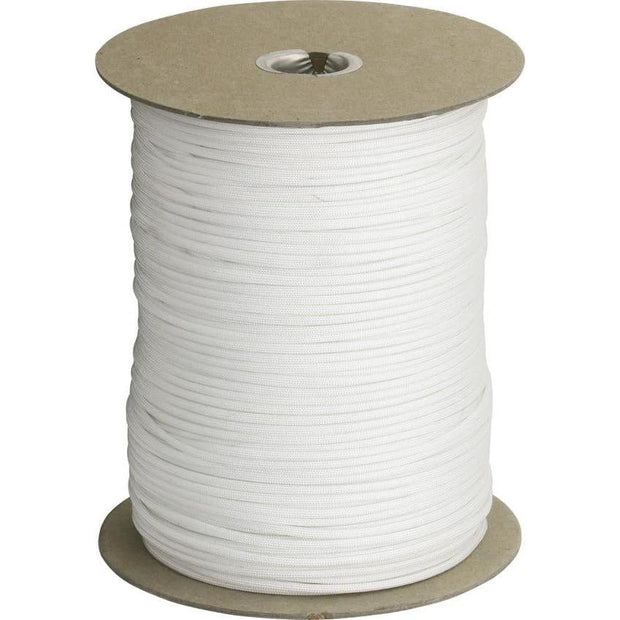 Parachute Cord Parachute Cord White 1000 Ft by Parachute Cord