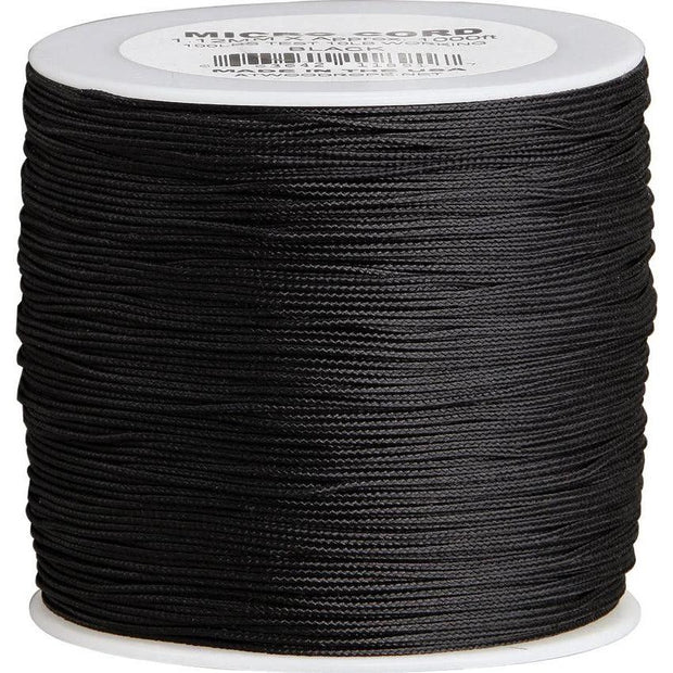 Parachute Cord Micro Cord Black by Parachute Cord