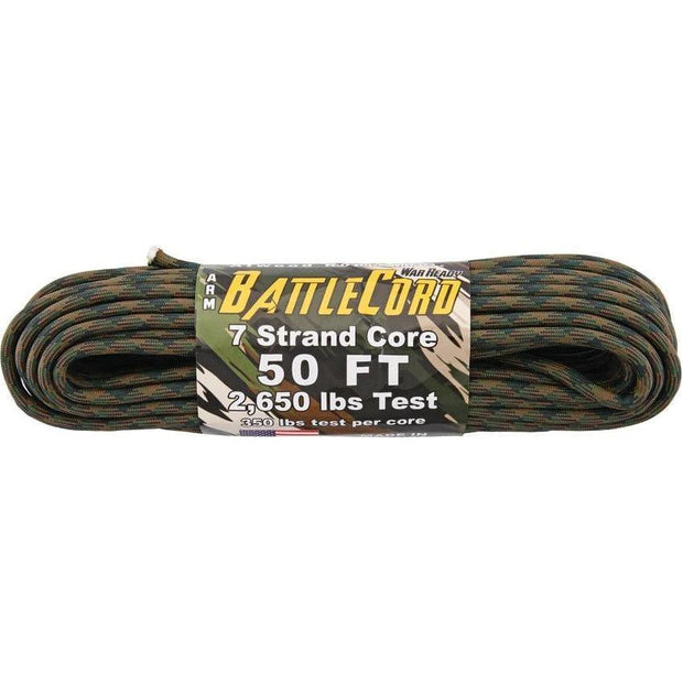 Parachute Cord ARM BattleCord Woodland Camo BC50C04 - WOODLAND by Parachute Cord