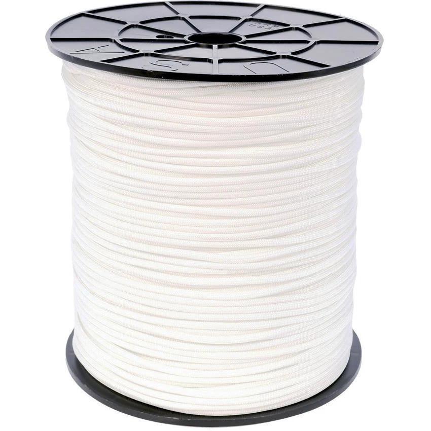 Atwood Rope MFG Parachute Cord White Spool SS08 - WHITE by Atwood Rope MFG