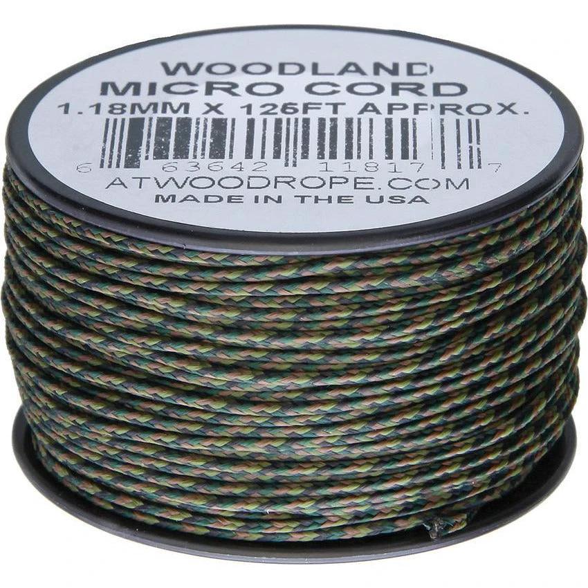 Atwood Rope MFG Micro Cord 125ft Woodland MC04 - WOODLAND by Atwood Rope MFG