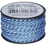 Atwood Rope MFG Micro Cord 125ft Blue Snake MP07 - BLUE SNAKE by Atwood Rope MFG