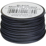 Atwood Rope MFG Micro Cord 125ft Black MS01 - BLACK by Atwood Rope MFG
