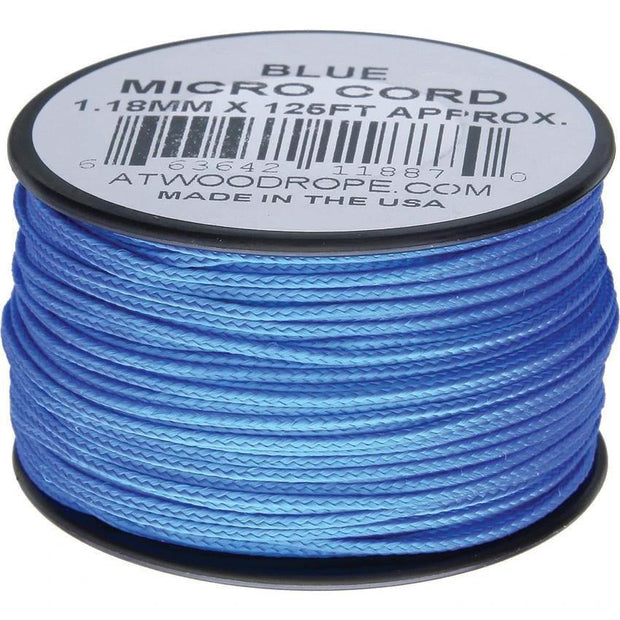 Atwood Rope MFG Micro Cord 125ft Blue MS02 - BLUE by Atwood Rope MFG