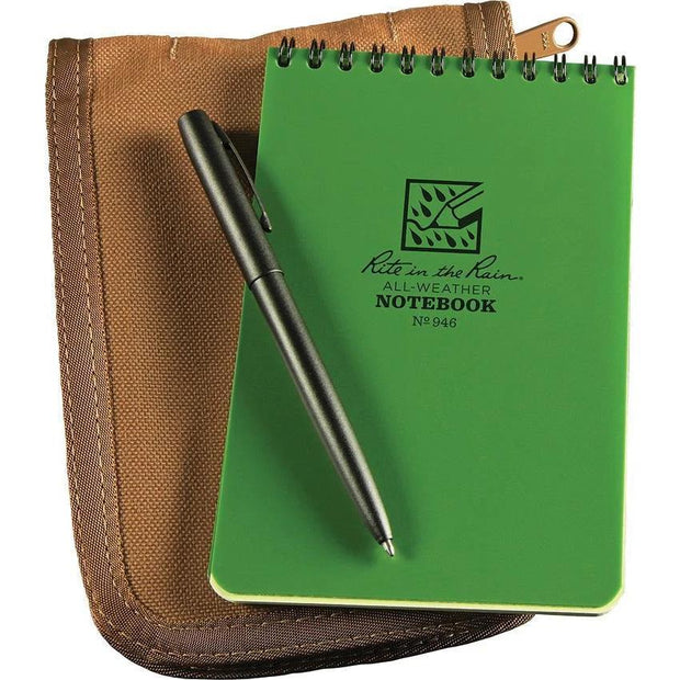 Rite in the Rain 4 x 6 Kit Green Book/Tan Cover 946-KIT by Rite in the Rain