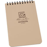 Rite in the Rain 4 x 6 Top Spiral Notebook Tan 946T by Rite in the Rain