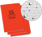 Rite in the Rain Stapled Mini Notebook 3 Pack OR71FX-M by Rite in the Rain
