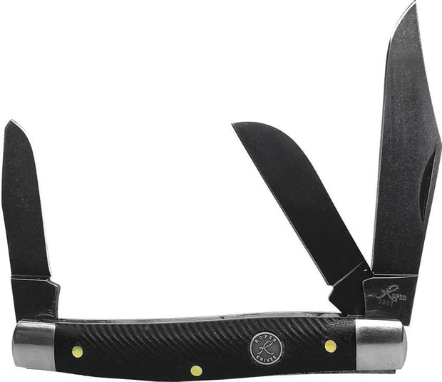 Roper Knives Stockman Black D2 RP0001XGB by Roper Knives