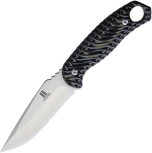 Rough Ryder Fixed Blade Black/Tan BS110200 by Rough Ryder