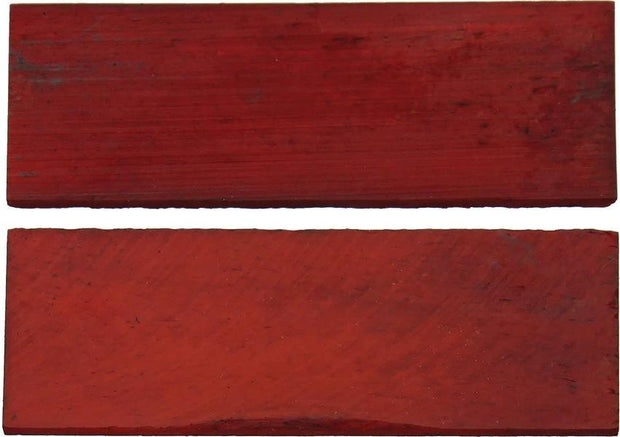 Rough Ryder Handle Scales Red Smooth Bone RED SMOOTH BONE 3" X 1" by Rough Ryder