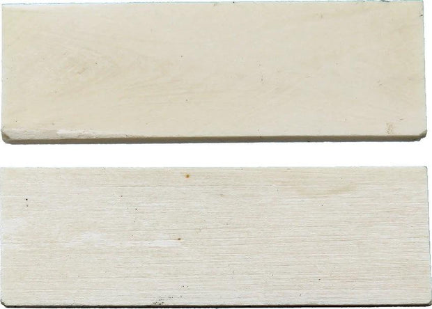 Rough Ryder Handle Scales White Bone WHITE SMOOTH 3" X 1" by Rough Ryder
