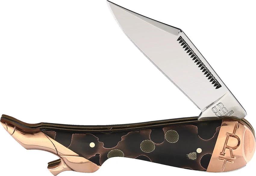 Rough Ryder Small Leg Copper Swirl KB114R by Rough Ryder