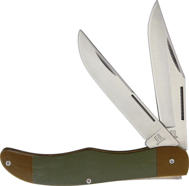 Rough Ryder Classic Folding Hunter G10 RR2087KB223R GREEN G10 by Rough Ryder