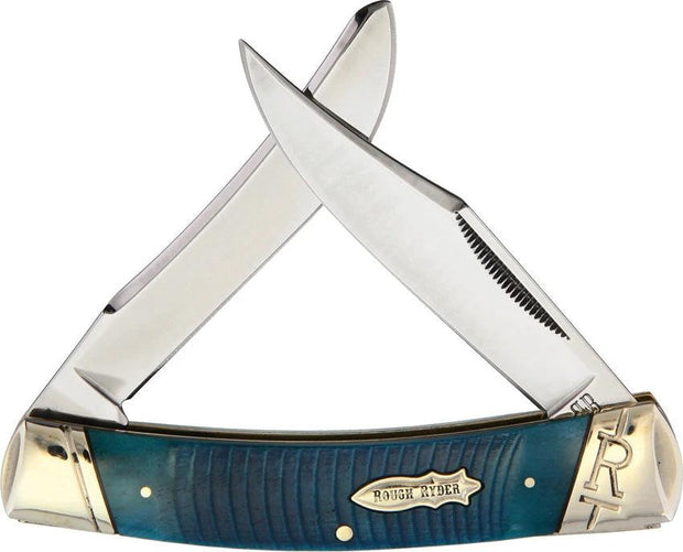 Rough Ryder Black & Blue Large Moose KC016R RR2114 by Rough Ryder