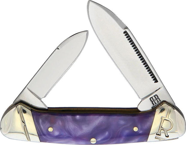 Rough Ryder Small Canoe Purple Swirl RR2151 / KB204R by Rough Ryder