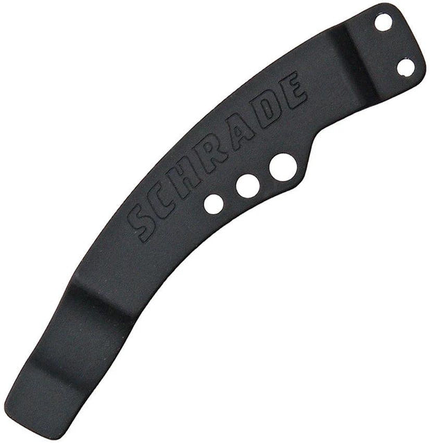 Schrade S190 Pocket Clip – Black Finish Stainless Steel by Schrade