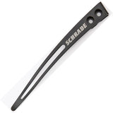 Schrade S91 Pocket Clip – Black Finish Stainless Steel with Slot Cutout by Schrade