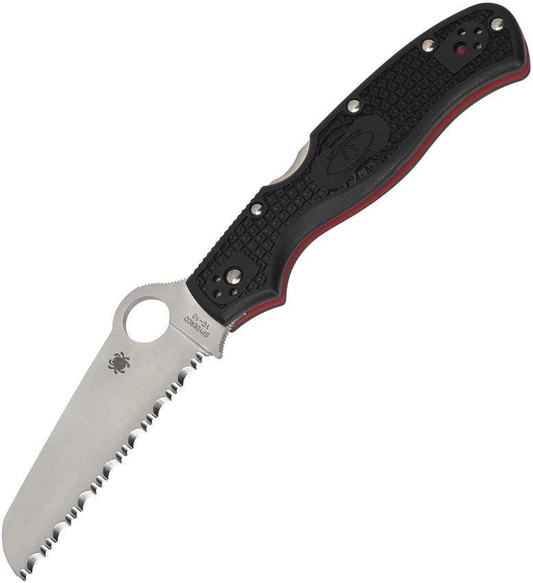 Spyderco Rescue 3 Lockback Blk/Red C14FSBKRD3 by Spyderco