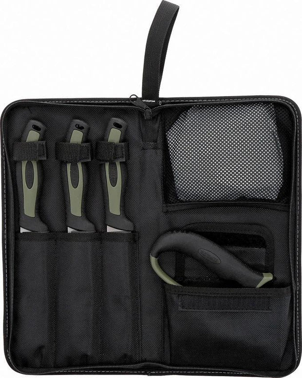 Schrade Old Timer Lightweight Field Dressing & Outdoor Knife Kit – 6 Piece Set by Schrade
