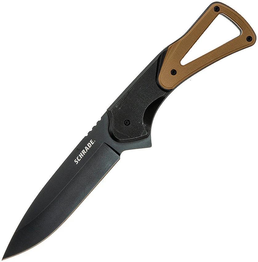 Schrade 1124286 Frontier Fixed Blade Knife – 4" Drop Point by Schrade