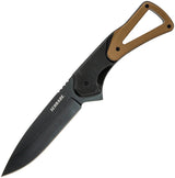 Schrade 1124286 Frontier Fixed Blade Knife – 4" Drop Point by Schrade
