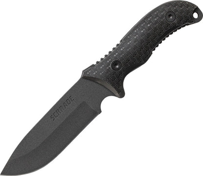 Schrade Frontier 5" Fixed Blade SCHF36, 1095 Carbon Steel, fixed knife with sharpening steel and firesteel