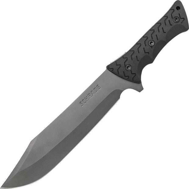Schrade F45 Leroy Fixed Blade Knife – Heavy-Duty Bowie for Outdoor Adventures by Schrade