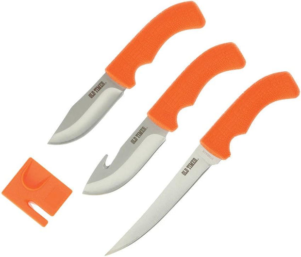Schrade P1105592 Old Timer Hunt Pack – Complete Knife Set by Schrade