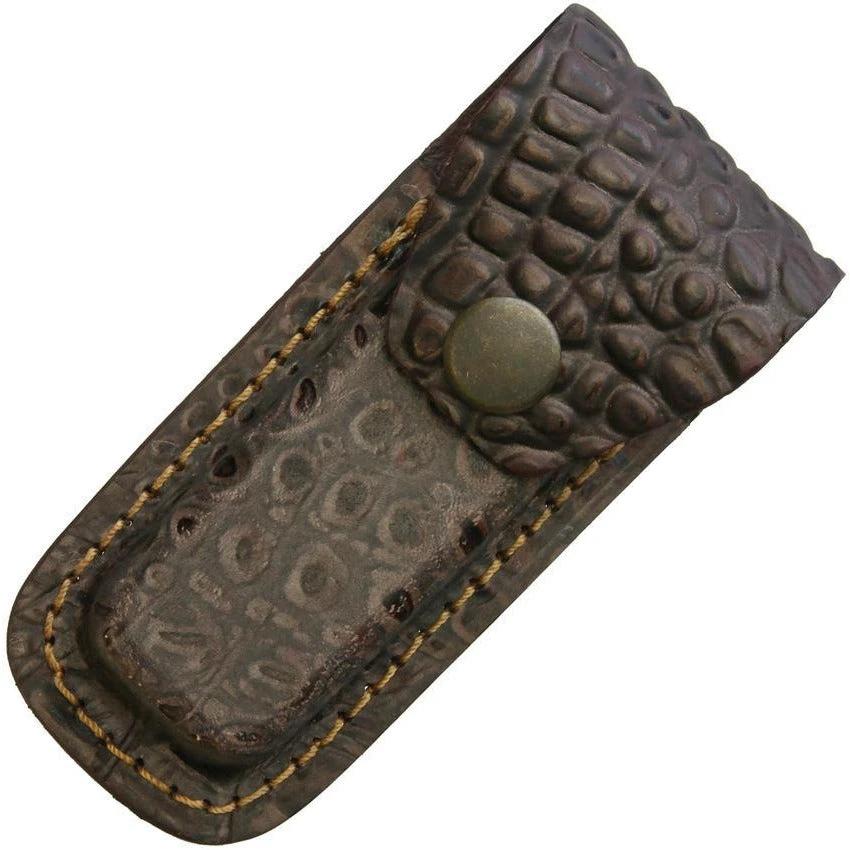 Sheaths Leather Belt Pouch Brown FOLDER 4" CHOCOLATE COCO by Sheaths