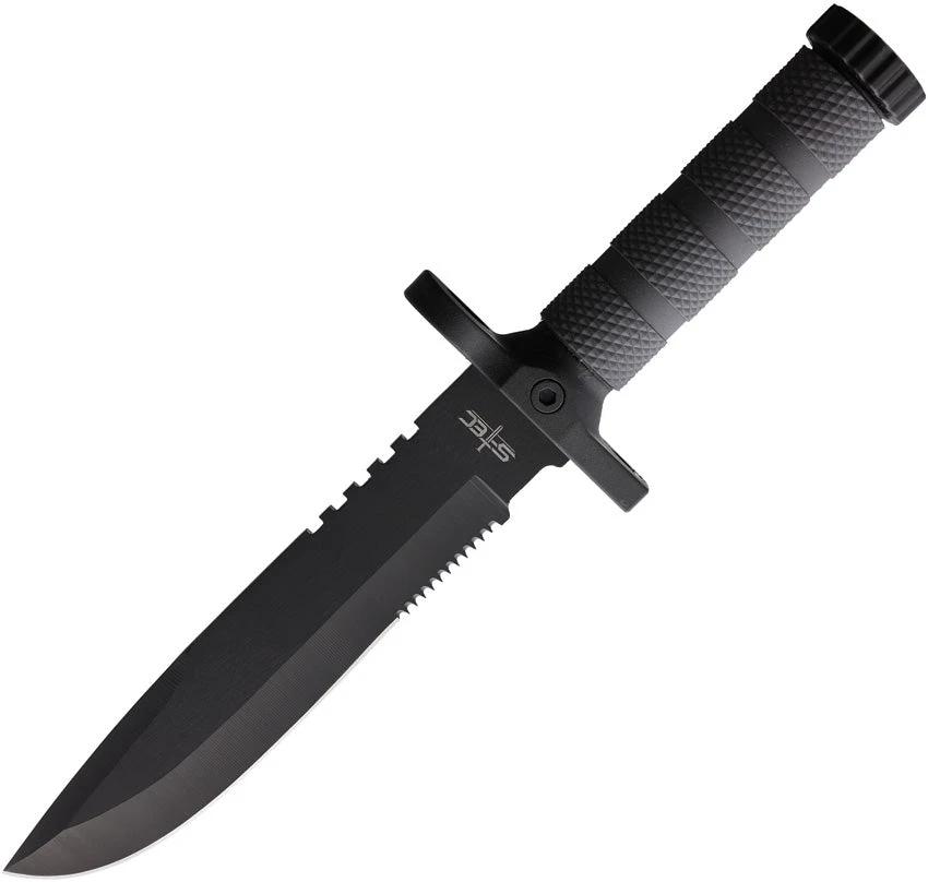 S-TEC Survival Knife Black T22188BK-2 by S-TEC