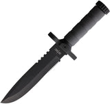 S-TEC Survival Knife Black T22188BK-2 by S-TEC