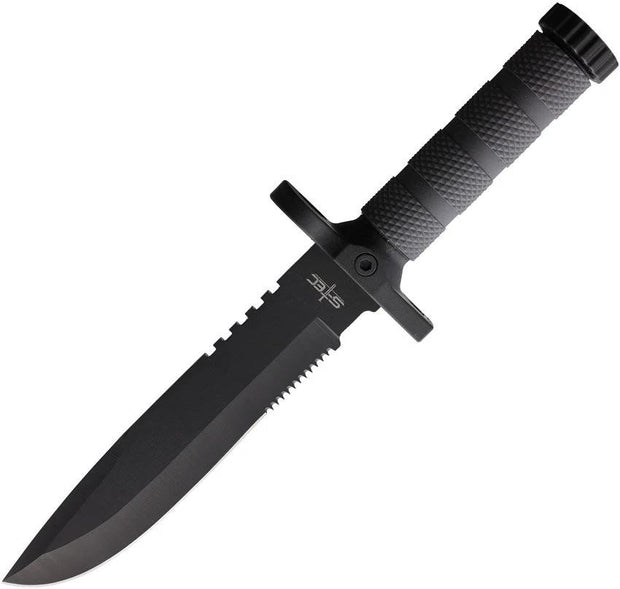 S-TEC Survival Knife Black T22188BK-2 by S-TEC