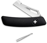 Swiza Garden Grafting Knife Black KGS.0900.1010 by Swiza