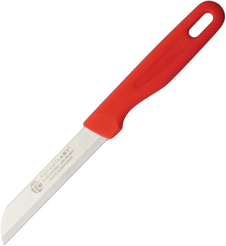 Top Cutlery Paring Micro Serrated Red 17343-RO by Top Cutlery