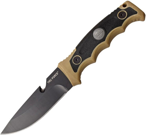 Tac Force Tactical Fixed Blade Tan TF-FIX005TN by Tac Force