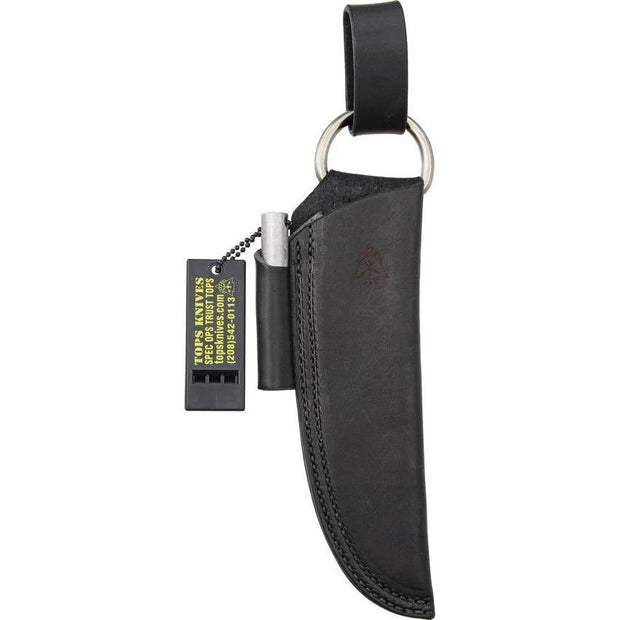 TOPS Leather Bushcraft Sheath SHL-BUSH by Black Country Outdoor